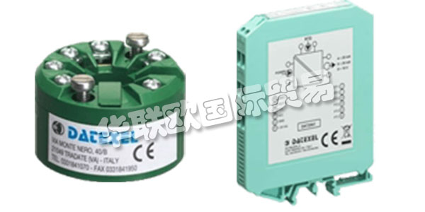 DATEXEL公司制造各種溫度變送器，頭戴式溫度變送器，信號(hào)轉(zhuǎn)換器，信號(hào)隔離器，跳閘放大器，熱電偶轉(zhuǎn)換器，電流信號(hào)調(diào)節(jié)器，回路供電指示器，信號(hào)分配器，分布式I/O模塊，用于PLC的A/D接口，跳閘放大器，電源，電流回路隔離器和回路供電數(shù)字指示器。下文為您介紹DATEXEL溫度變送器。
